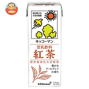 キッコーマン 豆乳飲料 紅茶 200ml紙パック×18本入×(2ケース)｜ 送料無料