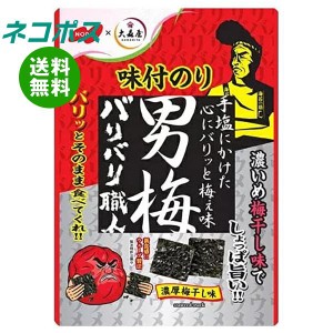 【全国送料無料】【ネコポス】ノーベル製菓 バリバリ職人 男梅味 3g×5袋入