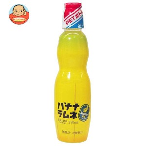 木村飲料 バナナラムネ 250mlペットボトル×30本入×(2ケース)｜ 送料無料