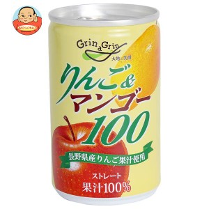 長野興農 りんご＆マンゴー 160g缶×30本入×(2ケース)｜ 送料無料