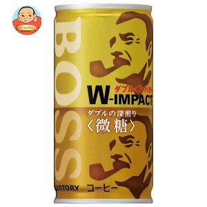 サントリー BOSS(ボス) ダブルインパクト 微糖 185g缶×30本入｜ 送料無料