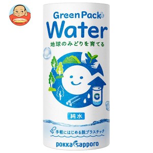 ポッカサッポロ Green Pack Water 195gカートカン×30本入｜ 送料無料