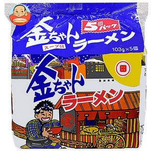 徳島製粉 金ちゃんらーめん 5食パック×6袋入｜ 送料無料