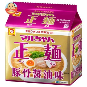 東洋水産 マルちゃん正麺 豚骨醤油味 (101g×5食)×6個入｜ 送料無料