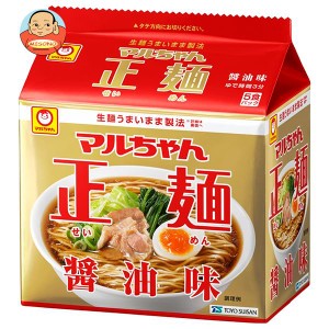 東洋水産 マルちゃん正麺 醤油味 (105g×5食)×6個入｜ 送料無料