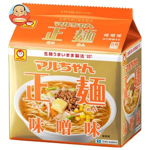 東洋水産 マルちゃん正麺 味噌味 (108g×5食)×6個入｜ 送料無料