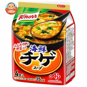 味の素 クノール海鮮チゲ スープ 4食入 37.6g×10袋入｜ 送料無料