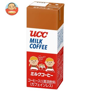 UCC ミルクコーヒー 200ml紙パック×24本入×(2ケース)｜ 送料無料