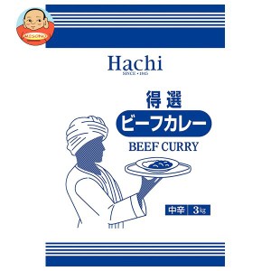 ハチ食品 特選ビーフカレー 中辛 3kg×4袋入｜ 送料無料