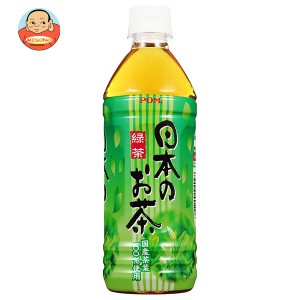 えひめ飲料 POM(ポン) 日本のお茶 500mlペットボトル×24本入×(2ケース)｜ 送料無料
