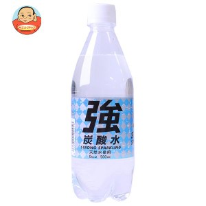 友桝飲料 強炭酸水(K) 500mlペットボトル×24本入×(2ケース)｜ 送料無料