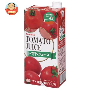 ゴールドパック トマトジュース 1L紙パック×6本入｜ 送料無料