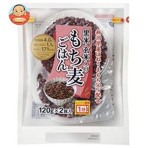 越後製菓 黒米・玄米入り もち麦ごはん 240g(120g×2食)×6個入｜ 送料無料