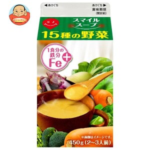 スジャータ スマイルスープ 15種の野菜 450g紙パック×12本入×(2ケース)｜ 送料無料