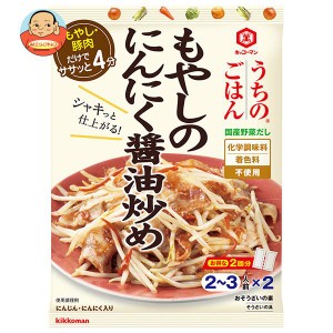 キッコーマン うちのごはん もやしのにんにく醤油炒め 90g×10袋入｜ 送料無料