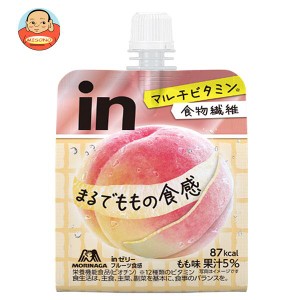 森永製菓 inゼリー フルーツ食感 もも味 150gパウチ×36本入×(2ケース)｜ 送料無料