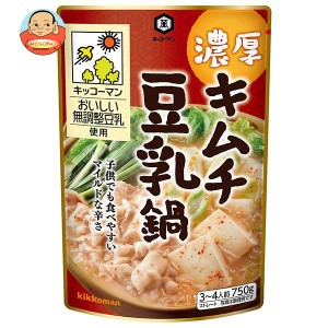 キッコーマン 濃厚キムチ 豆乳鍋 750g×12袋入×(2ケース)｜ 送料無料