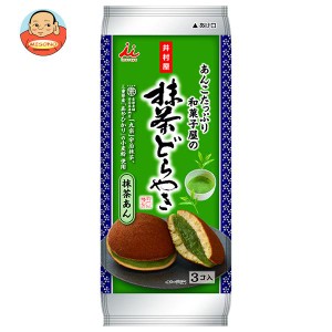 井村屋 あんこたっぷり和菓子屋の抹茶どら焼 3個×12(6×2)袋入｜ 送料無料