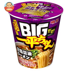 明星食品 BIGだぜ！一平ちゃん 背脂醤油ラーメン 93g×12個入｜ 送料無料