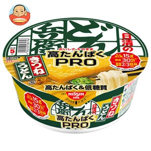 日清食品 日清のどん兵衛PRO 高たんぱく&低糖質 きつねうどん 88g×12個入｜ 送料無料