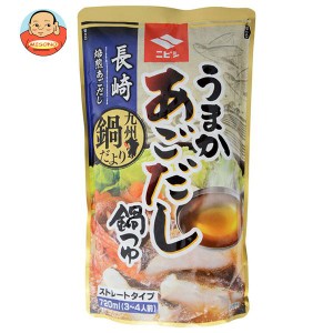 ニビシ醤油 うまかあごだし鍋つゆ 720mlパウチ×10袋入×(2ケース)｜ 送料無料