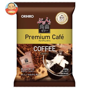オリヒロ ぷるんと蒟蒻ゼリー プレミアムカフェ コーヒー (20gパウチ×10個)×12袋入｜ 送料無料