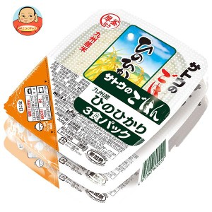 サトウ食品 サトウのごはん 九州産ひのひかり 3食パック (200g×3食)×12個入｜ 送料無料