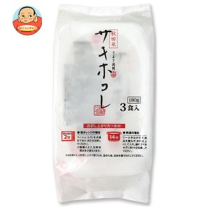 大潟村あきたこまち生産協会 サキホコレ 無菌パック 3食パック (180g×3食)×8個入｜ 送料無料