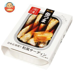 【送料無料・メーカー/問屋直送品・代引不可】国分 K&K 缶つま 日本近海獲り 和風サーディン EO角3号B缶 105g×6個入×(2ケース)