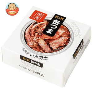 【送料無料・メーカー/問屋直送品・代引不可】国分 K&K 缶つま 九州産 いか明太 P4号缶 40g×6個入