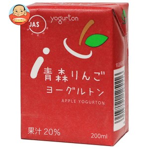 ヨーグルトン乳業 青森りんご ヨーグルトン 200ml紙パック×16本入×(2ケース)｜ 送料無料