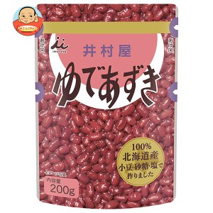 井村屋 北海道パウチ ゆであずき 200gパウチ×20(10×2)袋入×(2ケース)｜ 送料無料