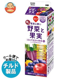 【チルド(冷蔵)商品】スジャータ 家族の潤い 紫の野菜と果実 1000ml紙パック×6本入｜ 送料無料