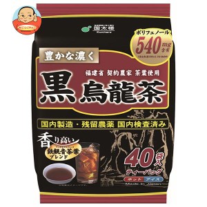 国太楼 豊かな濃く 黒烏龍茶 (5g×40袋)×12箱入｜ 送料無料
