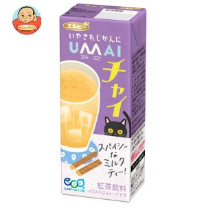 エルビー UMAI チャイ 200ml紙パック×24本入×(2ケース)｜ 送料無料