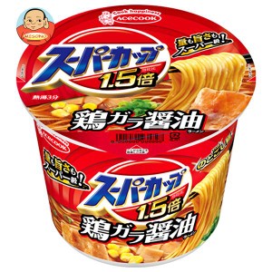 エースコック スーパーカップ1.5倍 しょうゆラーメン 109g×12個入｜ 送料無料