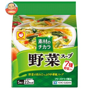 東洋水産 マルちゃん 素材のチカラ 野菜スープ (6g×5食)×6袋入×(2ケース)｜ 送料無料