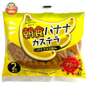 山崎製パン 朝食バナナカステラ (2本入) 12袋入×(2ケース)｜ 送料無料