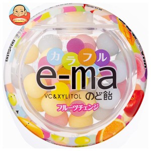 UHA味覚糖 UHAピピン e-maのど飴 容器 (カラフルフルーツチェンジ) 33g×6個入×(2ケース)｜ 送料無料