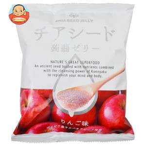 若翔 チアシード蒟蒻ゼリー りんご味 10個×12袋入×(2ケース)｜ 送料無料