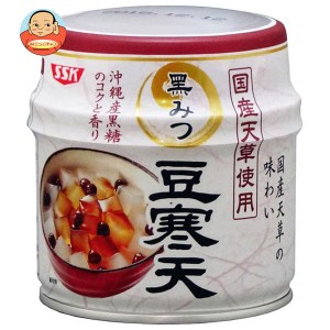 SSK 国産天草使用 黒みつ豆寒天 230g×12個入×(2ケース)｜ 送料無料