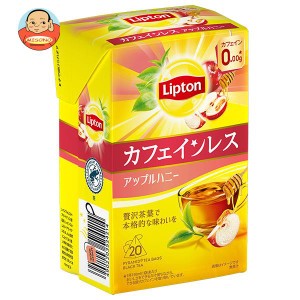 キーコーヒー リプトン カフェインレスティー アップルハニー 20P×6箱入｜ 送料無料