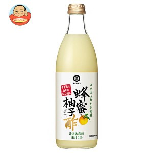 キッコーマン 蜂蜜柚子酢 500ml瓶×6本入｜ 送料無料