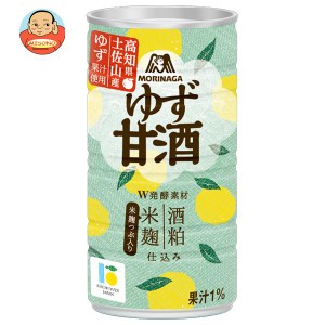 森永製菓 ゆず甘酒 185g缶×30本入×(2ケース)｜ 送料無料