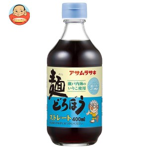 アサムラサキ 麺どろぼう ストレート 400ml瓶×12本入｜ 送料無料