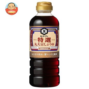 キッコーマン 特選丸大豆しょうゆ 500mlペットボトル×12本入｜ 送料無料