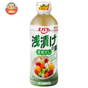 エバラ食品 浅漬けの素 昆布だし 500mlペットボトル×12本入｜ 送料無料