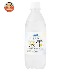 サーフビバレッジ 爽雫 強炭酸水 レモン 500mlペットボトル×24本入｜ 送料無料