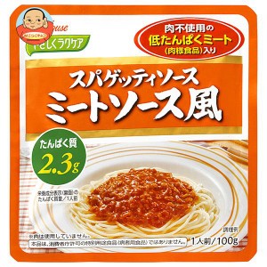 ハウス食品 やさしくラクケア スパゲッティミートソース風(低たんぱくミート入り) 100g×40個入｜ 送料無料