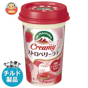 【チルド(冷蔵)商品】森永乳業 マウントレーニア クリーミーストロベリーラテ 240ml×10本入｜ 送料無料